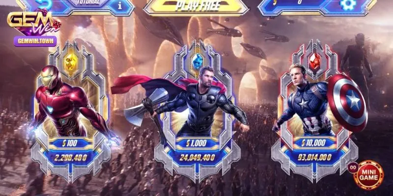 Nổ Hũ Avenger - Siêu Phẩm Quay Thưởng Tại Cổng Game Gemwin